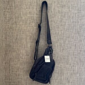 Free People Black Belt Bag